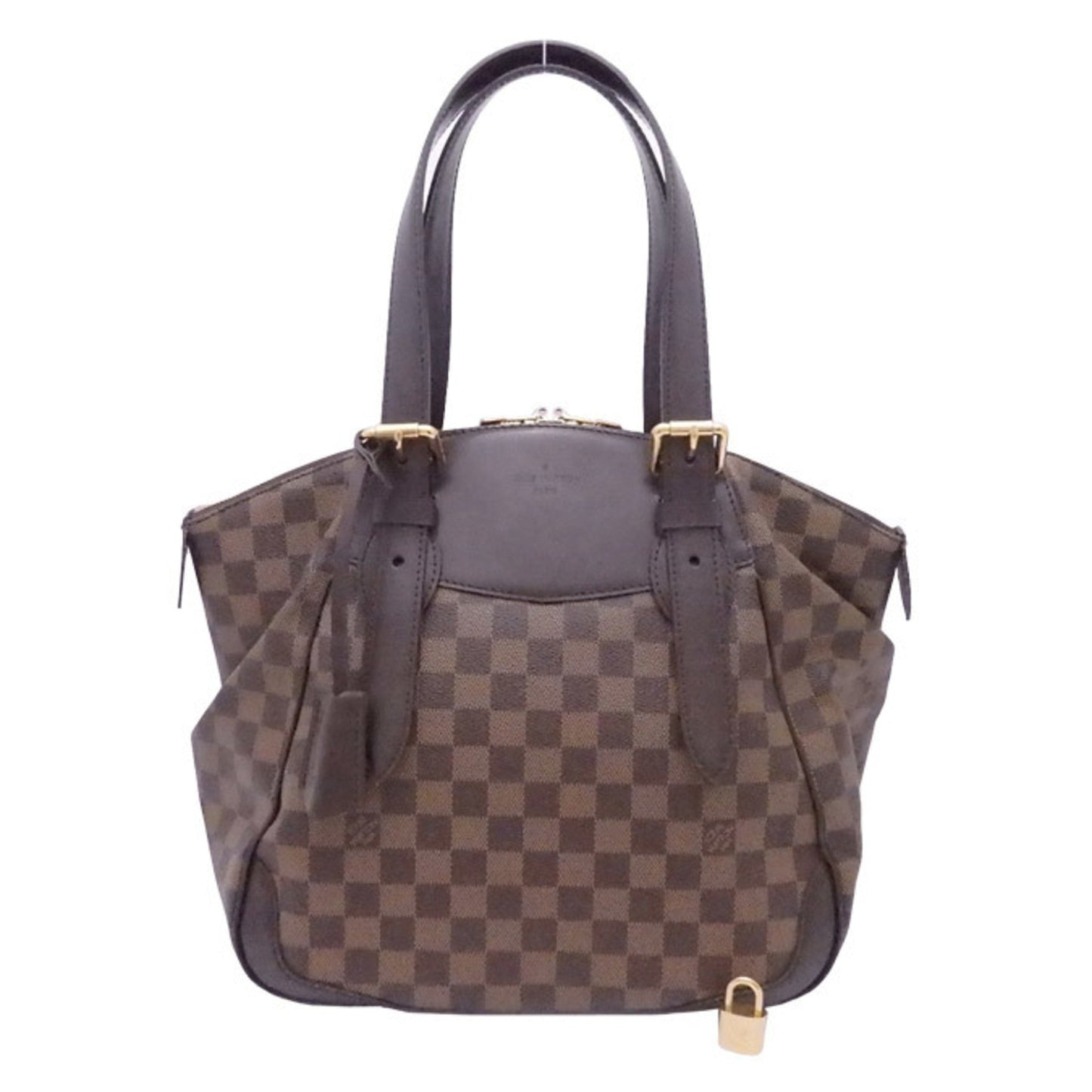 LOUIS VUITTON Handbag Damier Verona MM Canvas Brown Women's N41118 e54347i