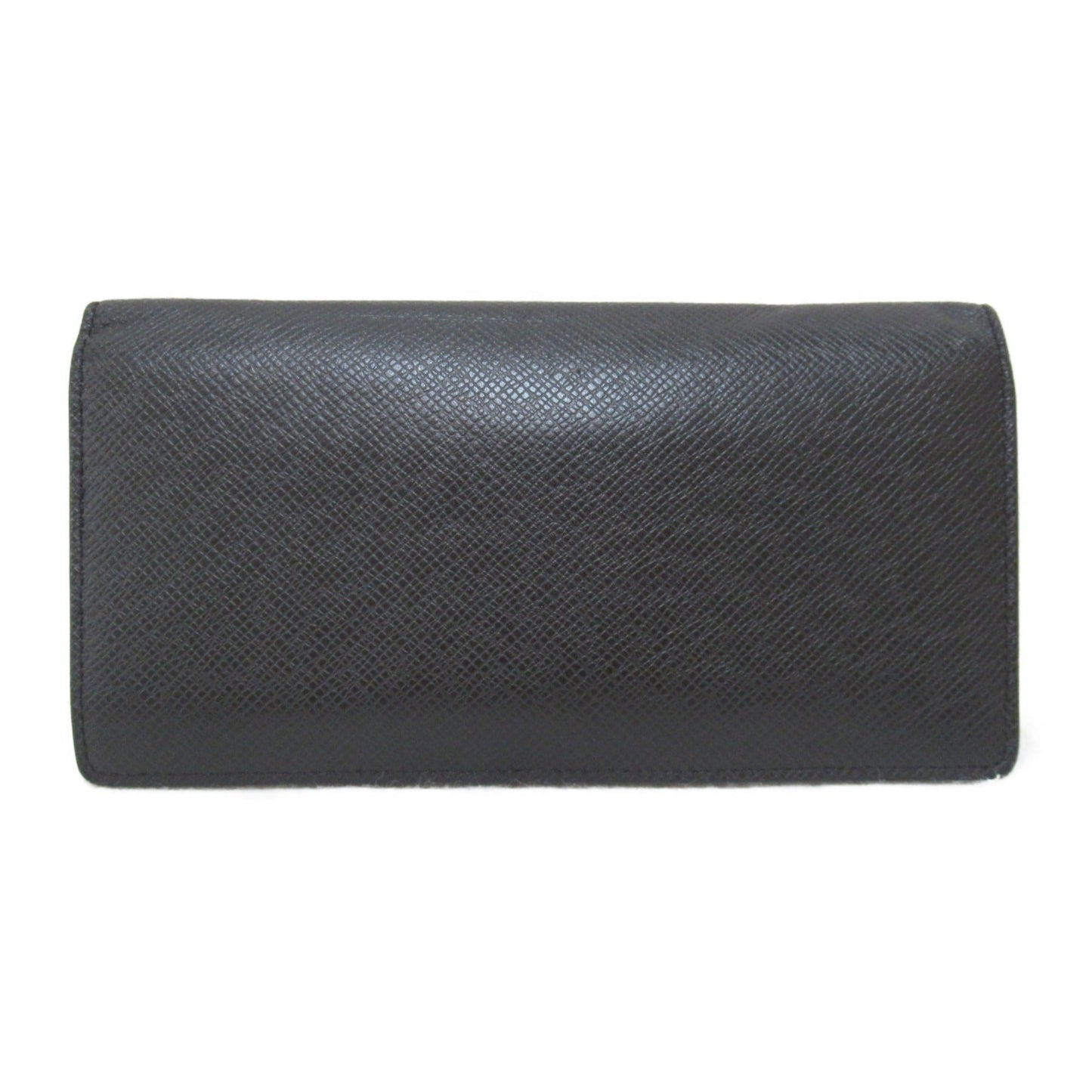 LOUIS VUITTON Foille Brazza Bifold Long Wallet Black Black Taiga leather M30501