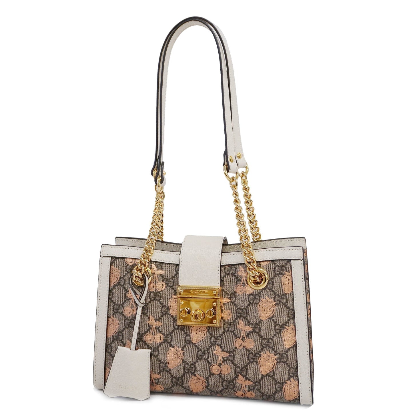 GUCCIAuth Padlock Shoulder Bag 498156 Women's GG Supreme,Leather Shoulder Bag