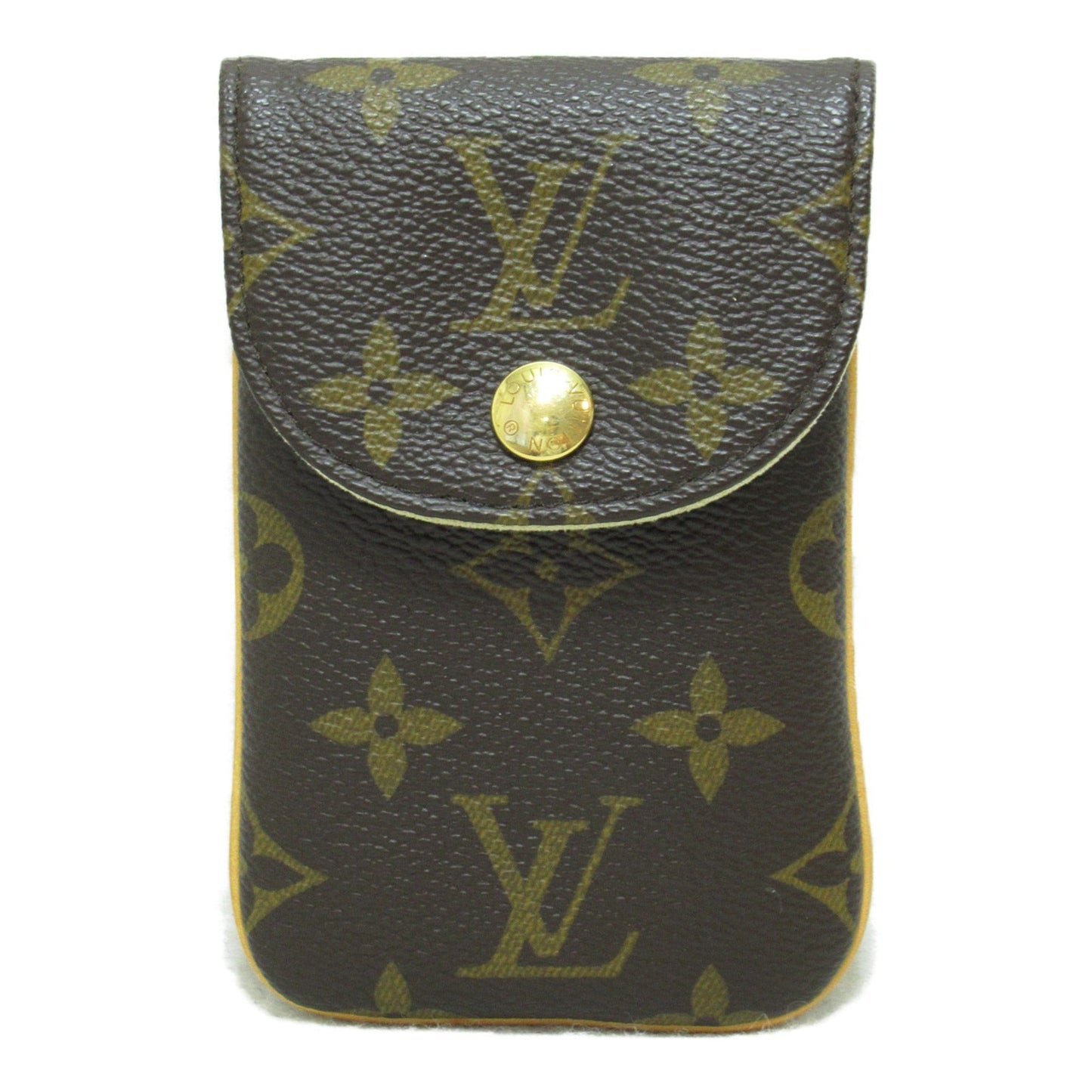 LOUIS VUITTON Etui Telephonne MM Brown Monogram PVC coated canvas M66546