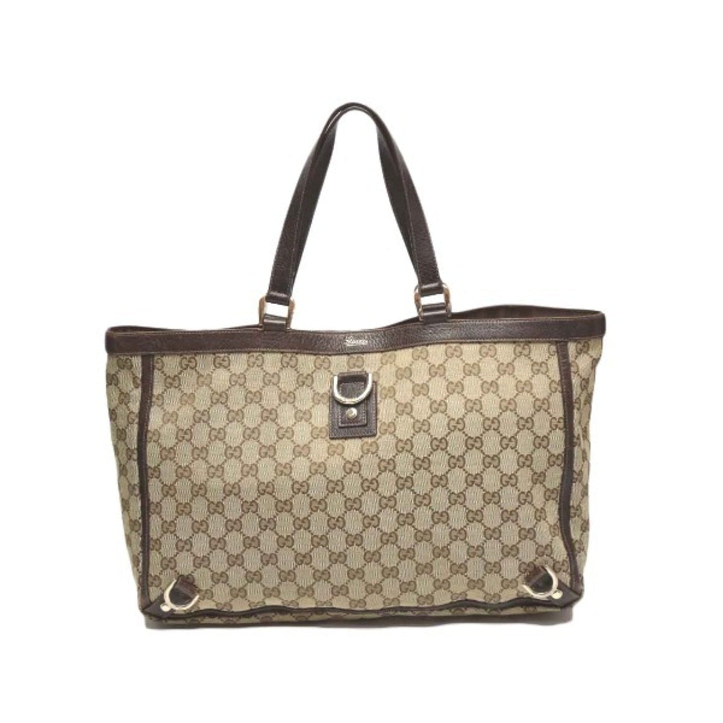 GUCCI handbag GG pattern brown tote bag