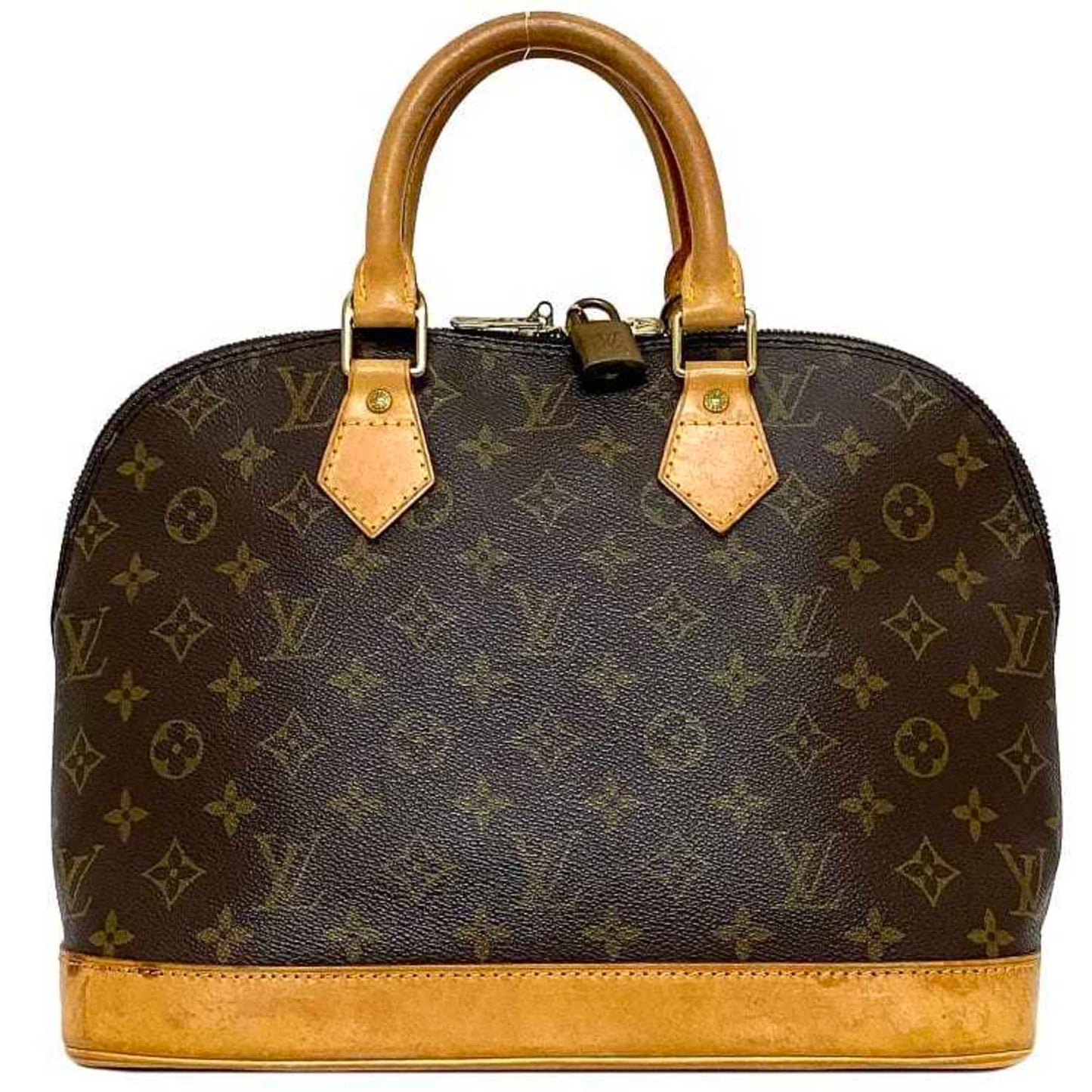 LOUIS VUITTON Handbag Alma PM Brown Beige Monogram M51130 Canvas Nume BA0927 Ladies