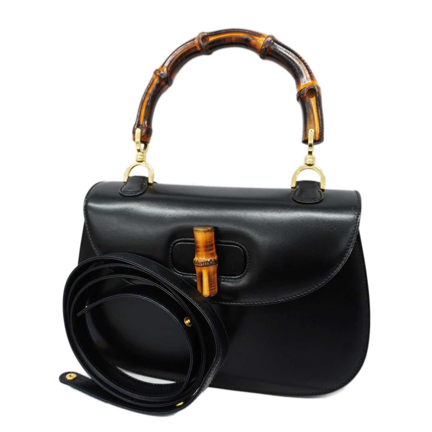 GUCCI Bamboo 2WAY Bag 000 2046 0633 Women's Leather Handbag,Shoulder Bag