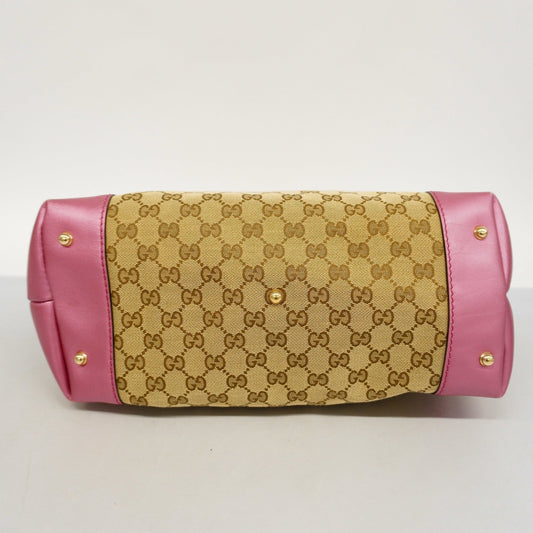 GUCCIAuth GG Canvas Tote Bag 269956 Women's Tote Bag Beige,Pink