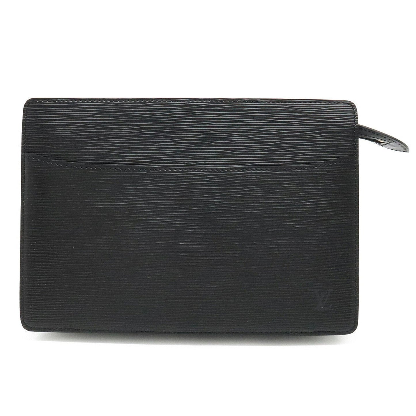 LOUIS VUITTON Epi Pochette Homme Second Bag Clutch Noir Black M52522