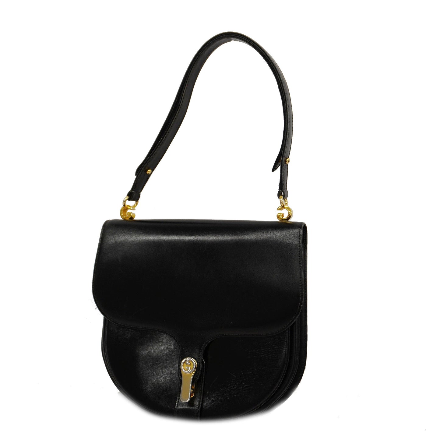 Gucci Shoulder Bag Women's Leather Black