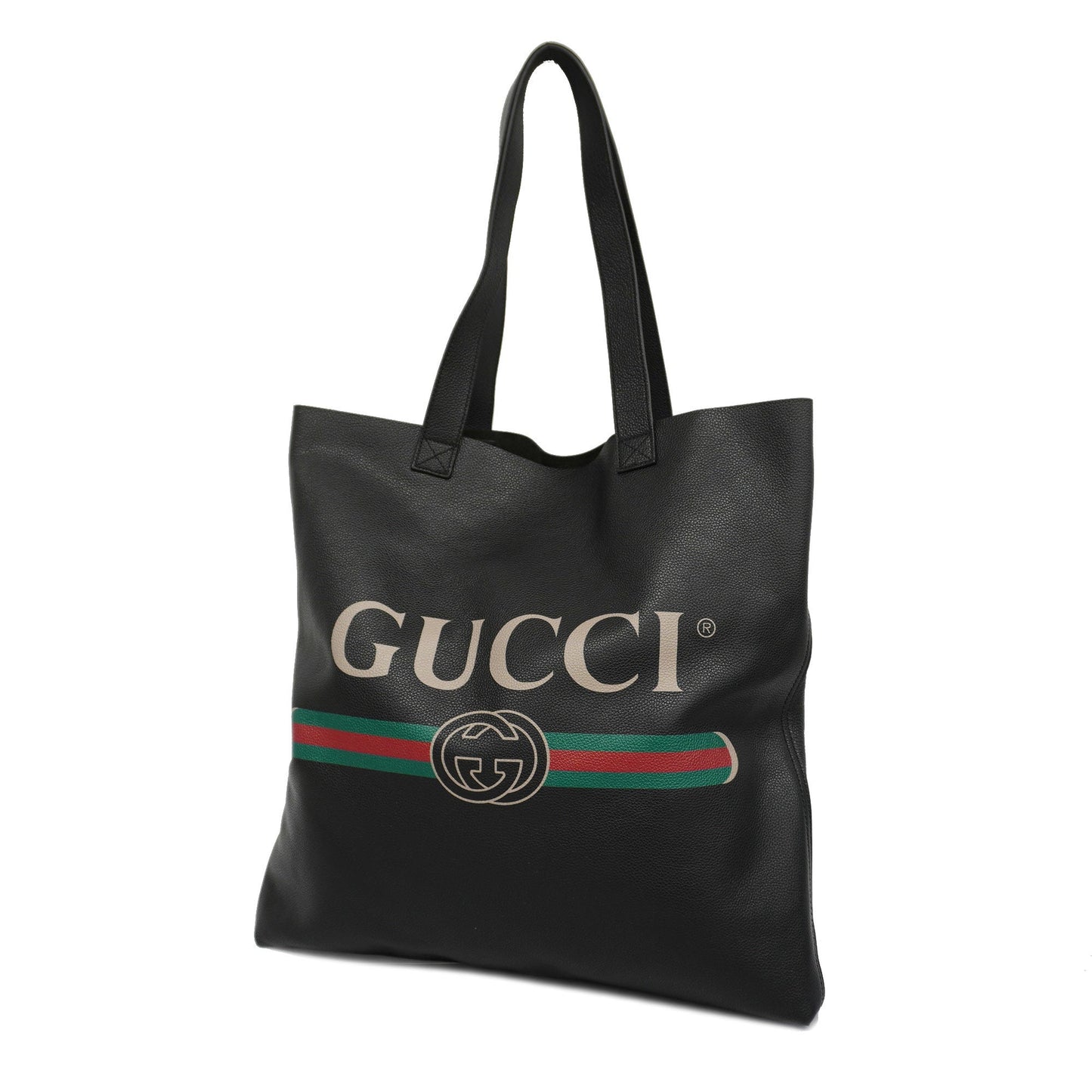 GUCCIAuth Tote Bag 572768 Men's Undefined,Leather Tote Bag Black