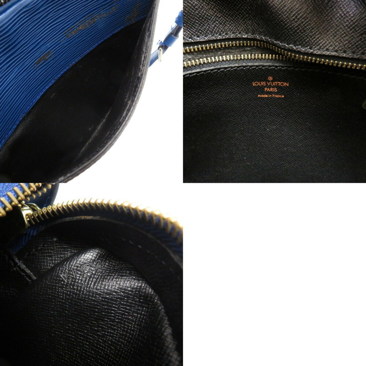 Louis Vuitton Epi Genefille Blue M52155 Shoulder Bag Louis Vuitton 0146 LOUIS VUITTON