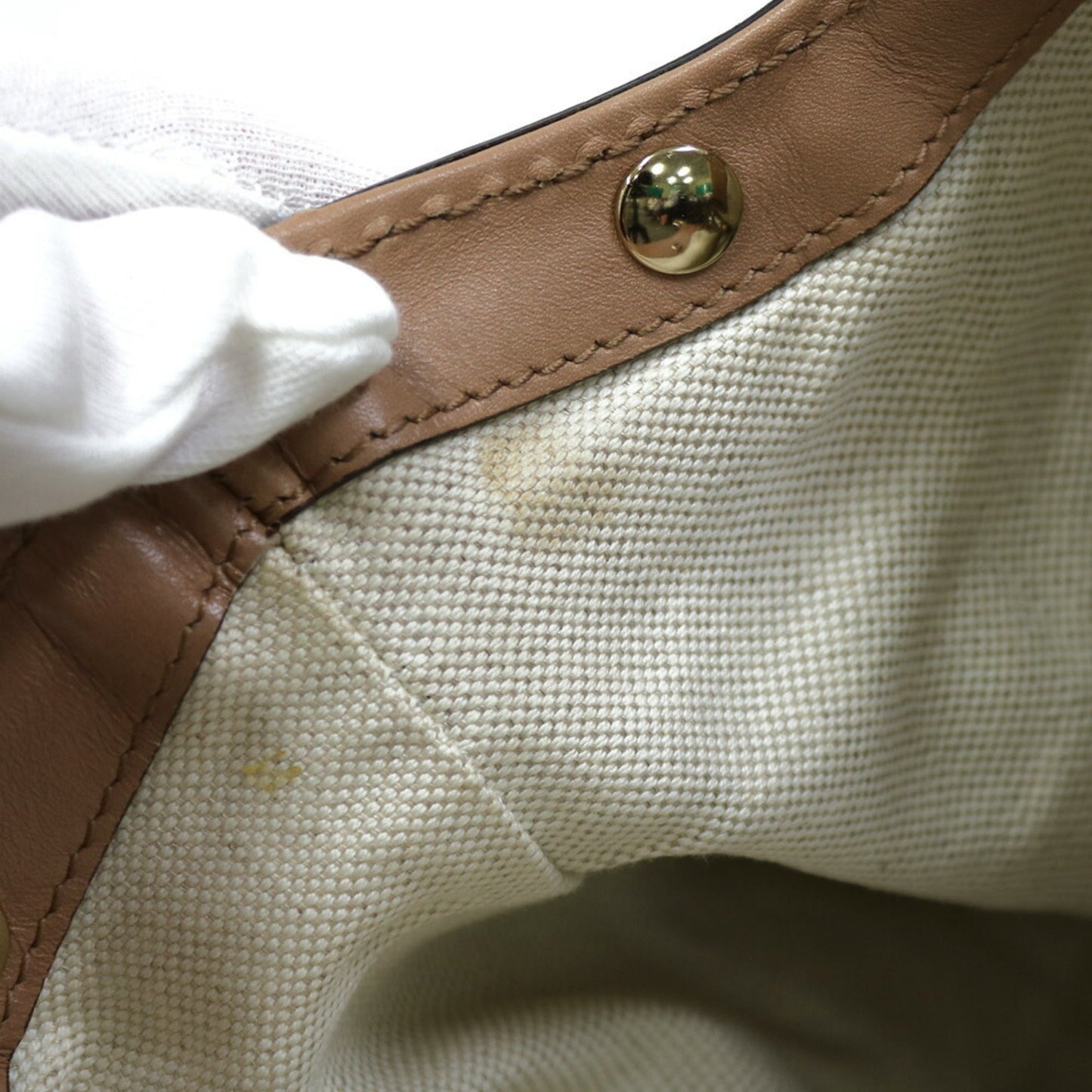 Gucci Handbag Diamante Beige Women's Men's