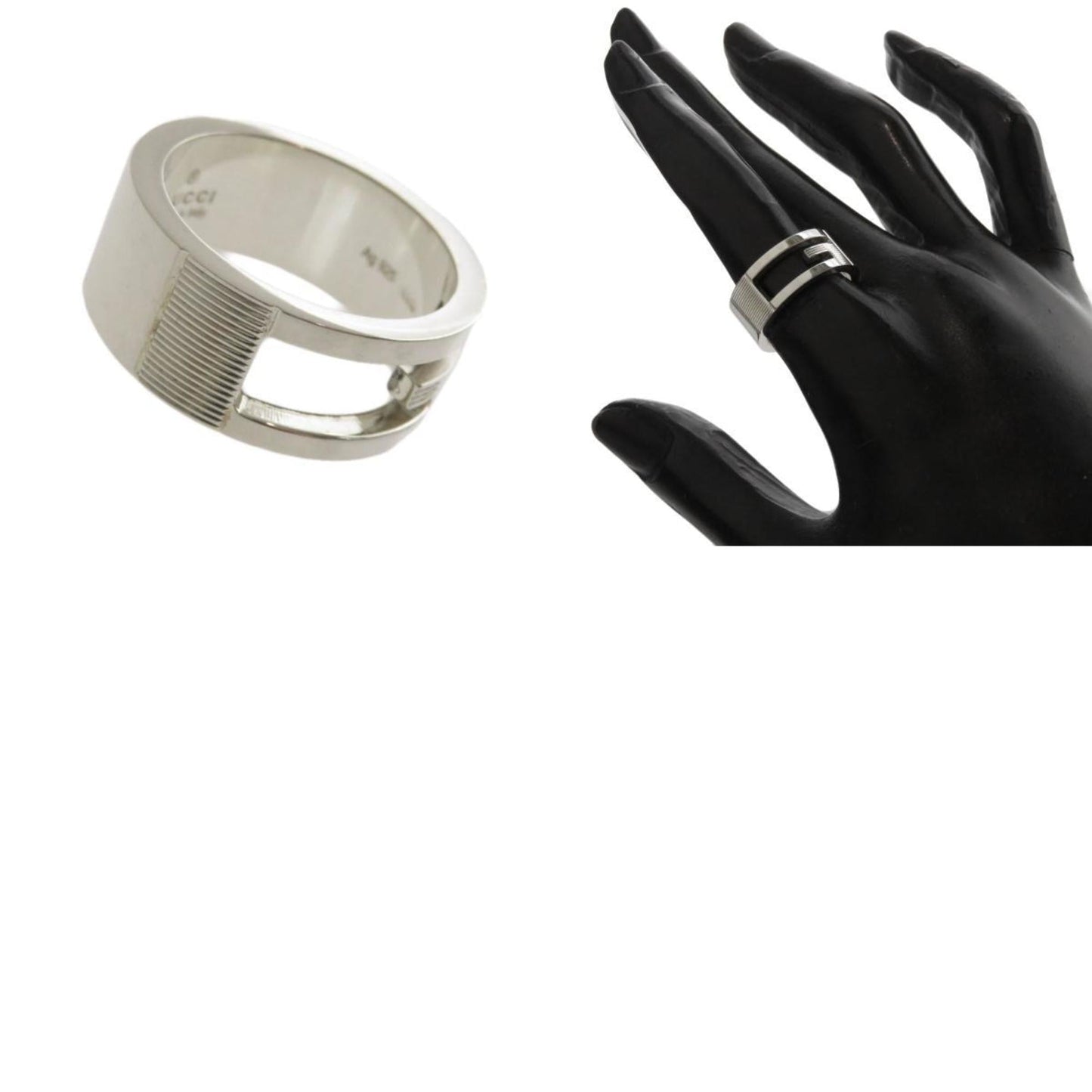 Gucci G Ring / Silver Ladies GUCCI