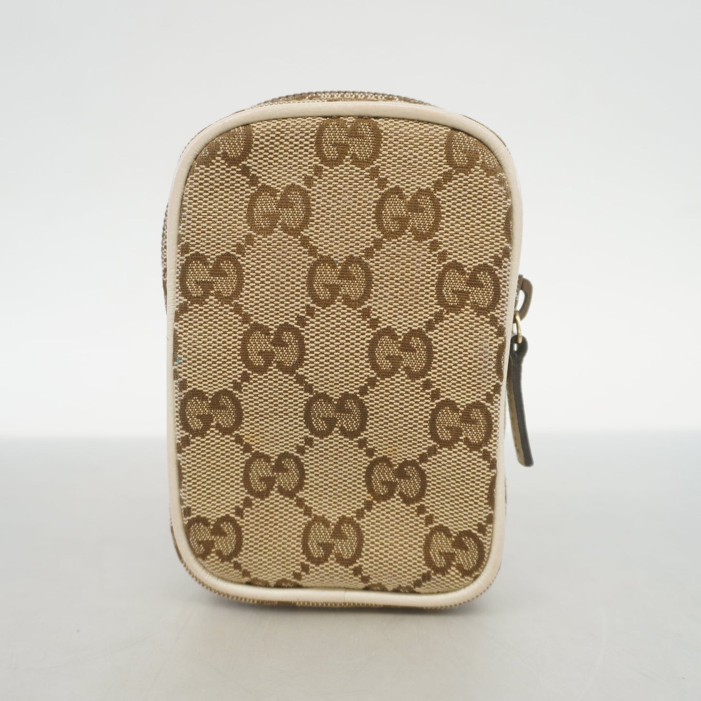Gucci Pouch 548393 Women's GG Canvas Pouch Beige