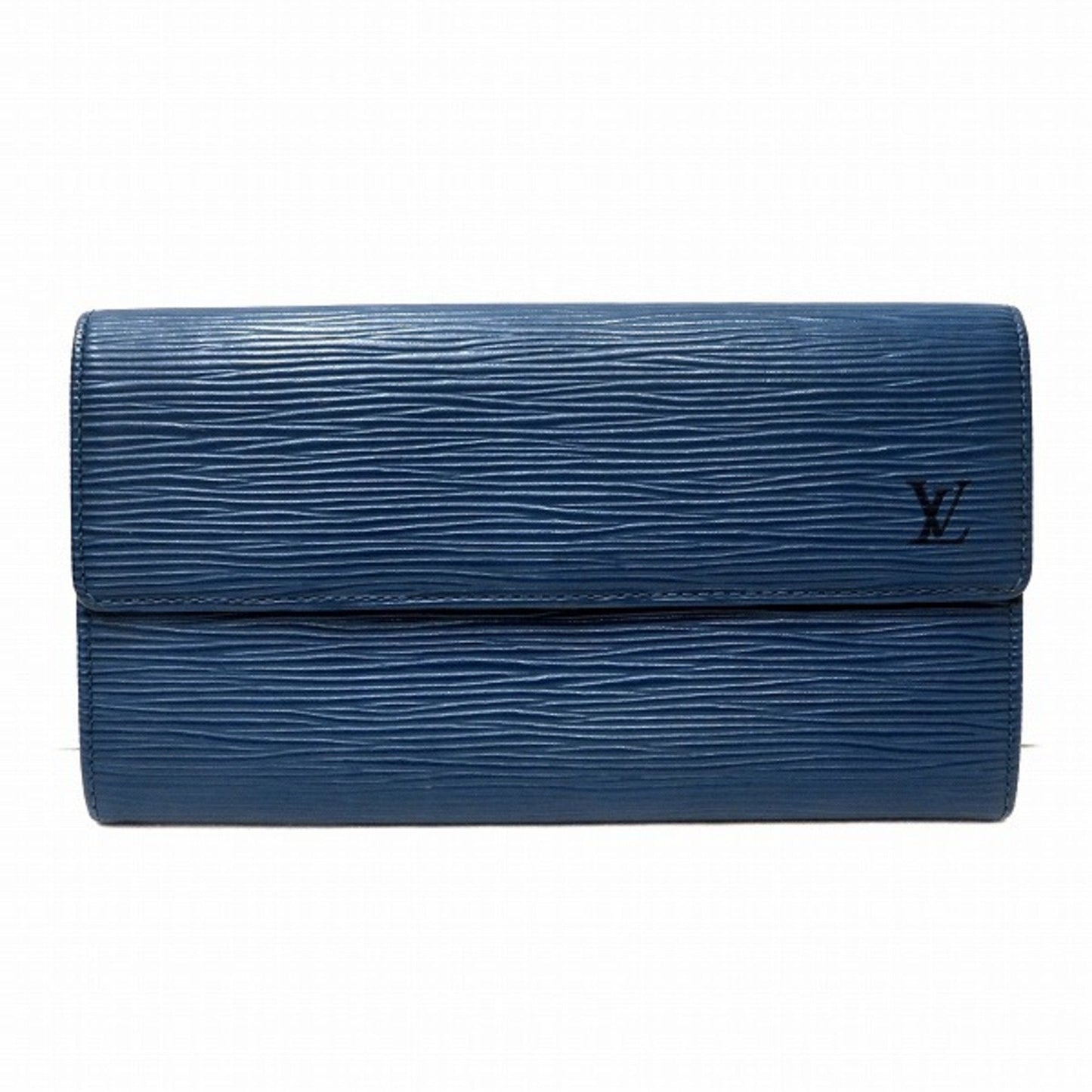 LOUIS VUITTON Epi Pochette Porto Mone Credit M63565 Long Wallet Bifold Unisex