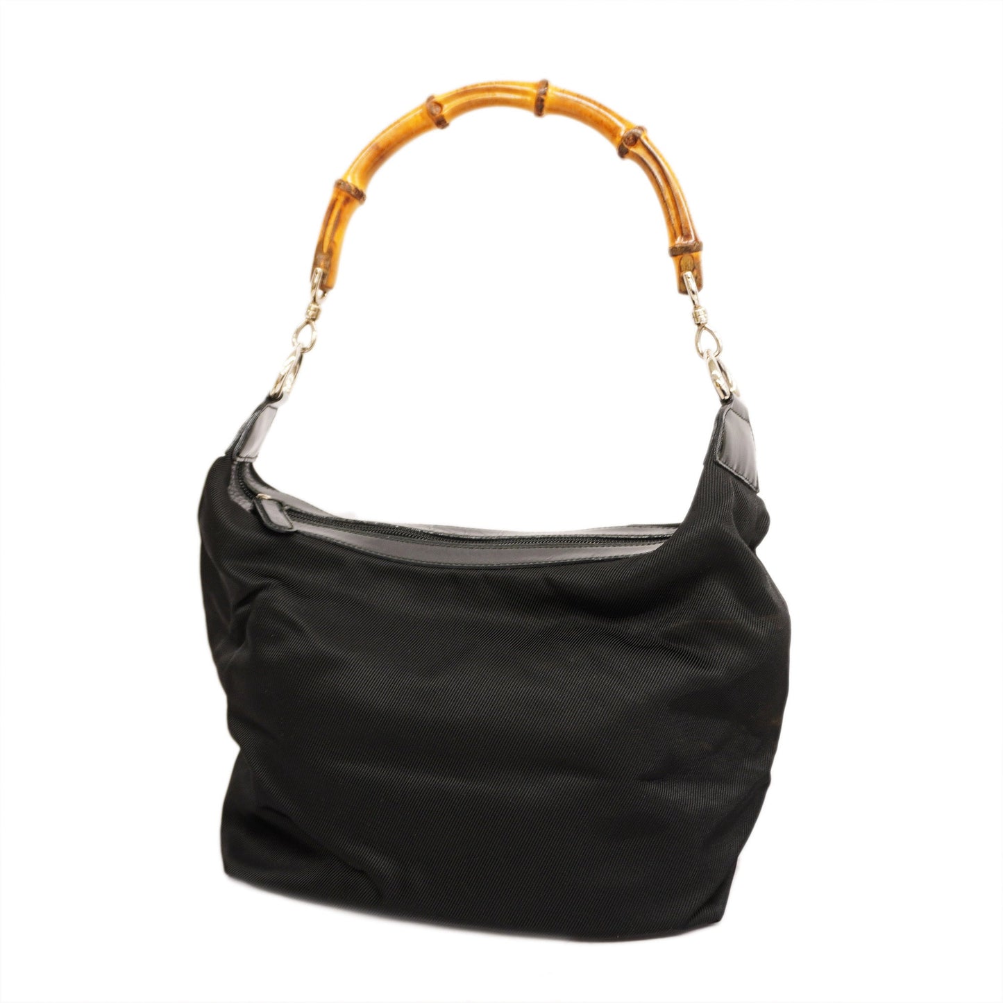 GUCCI Bamboo Shoulder Bag 000 2214 0531 Women's Nylon Handbag,Shoulder Bag