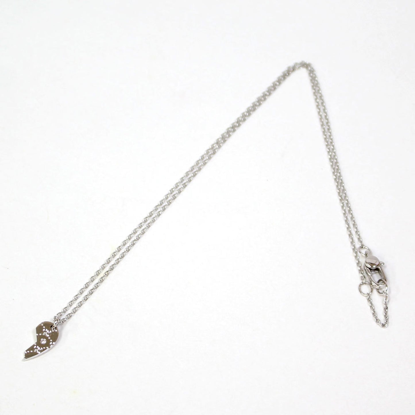 Gucci K18WG Necklace Diamond Icon 18K K18 White Gold Ladies