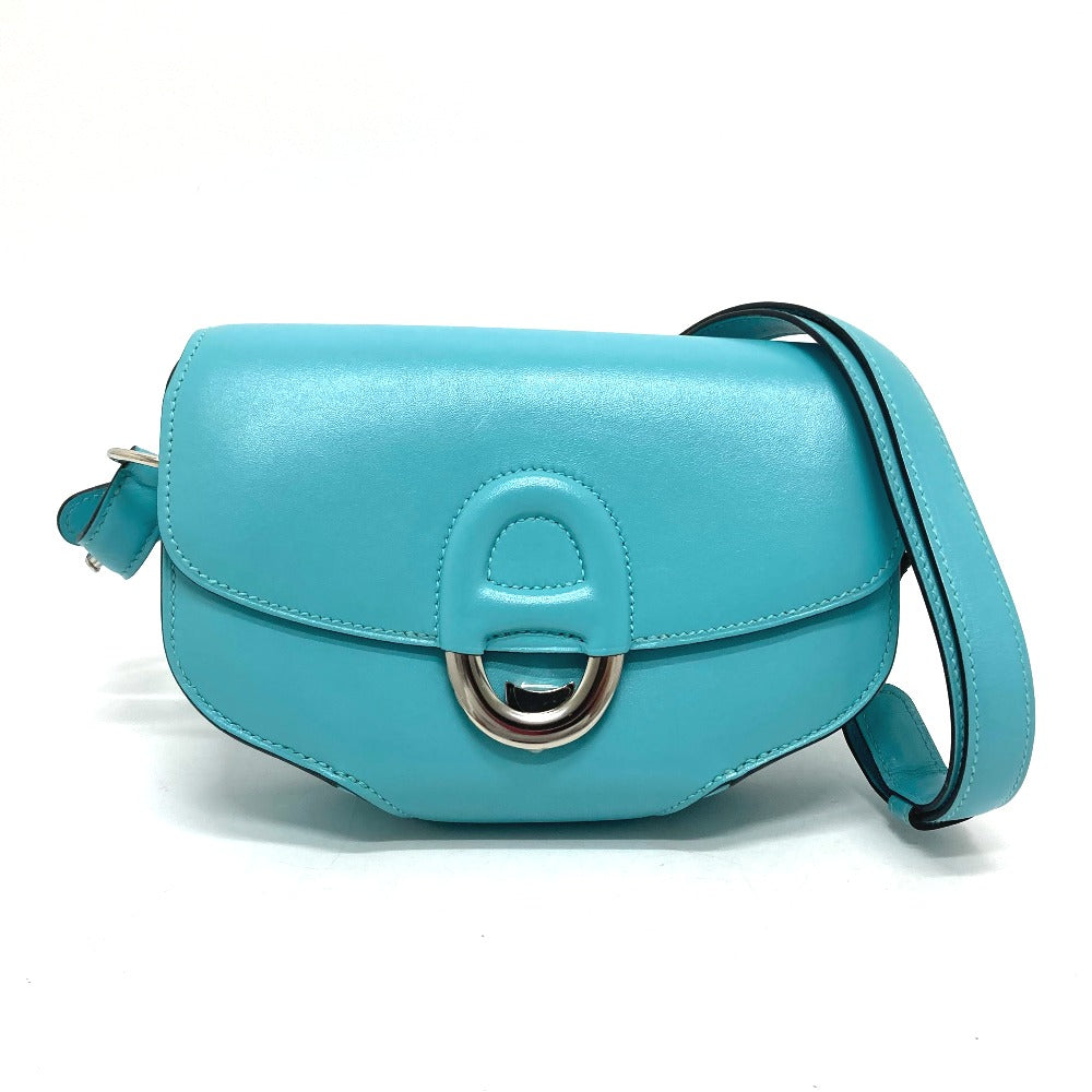 HERMES Shoulder Bag Taderakto blue Mini Shell Schmidy 2WAY handbag