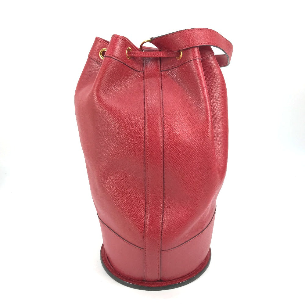 HERMES Shoulder Bag Courchevel Red Shoulder bag, Drawstring bag Standy Women Used