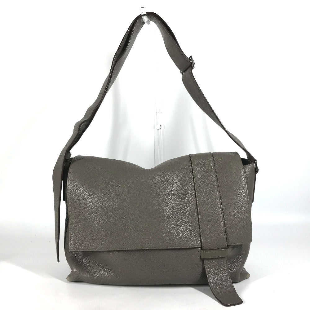 HERMES Shoulder Bag Taurillon Clemence gray Crossbody bag Sac Alfred 35 mens Used