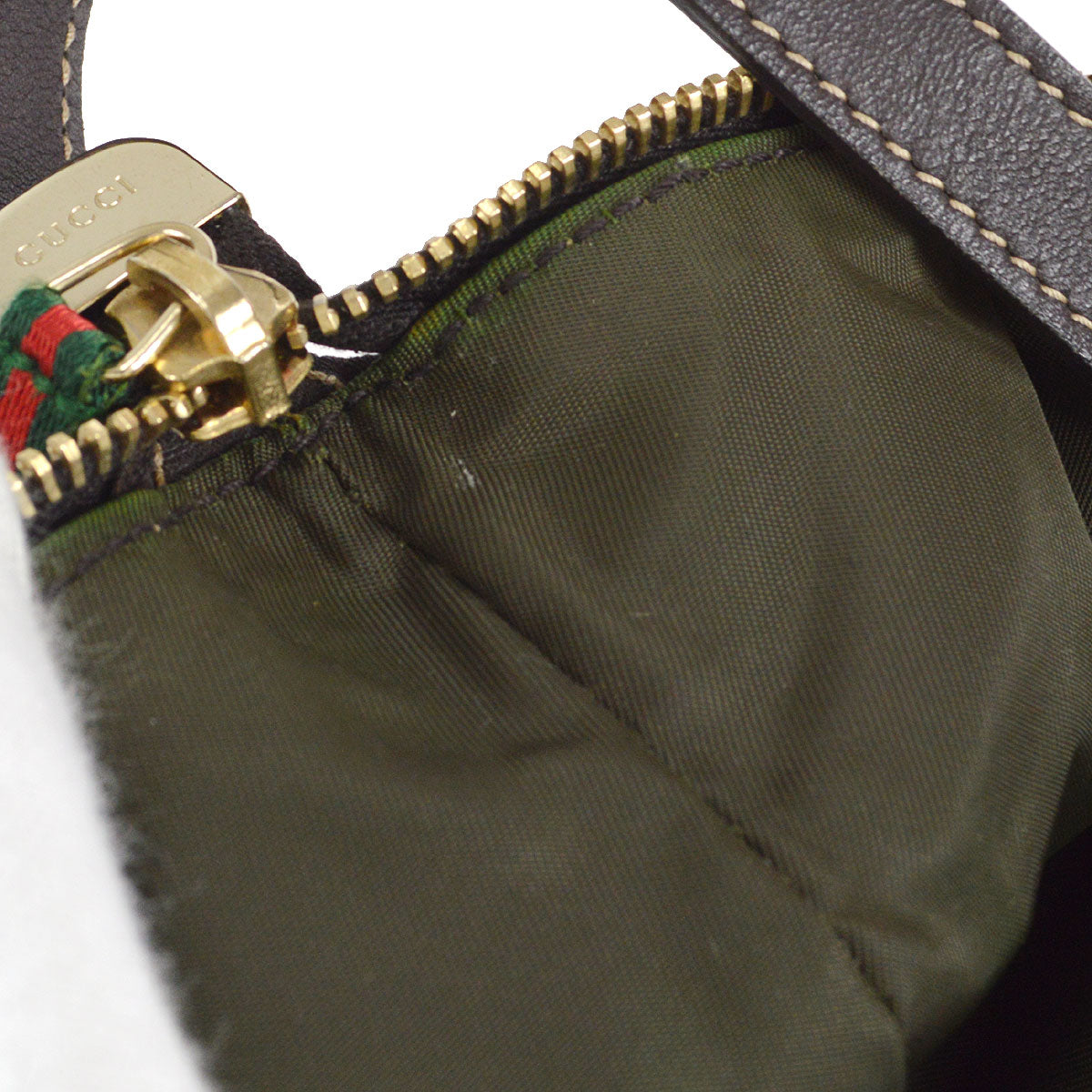 GUCCI GG Sherry Line Handbag Beige 27340
