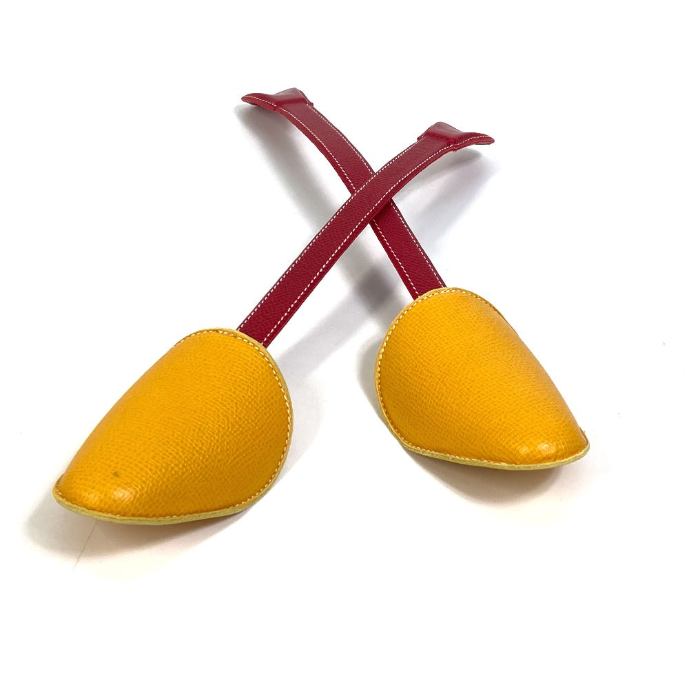 HERMES Other shoes leather Yellow x red Shoes keeper