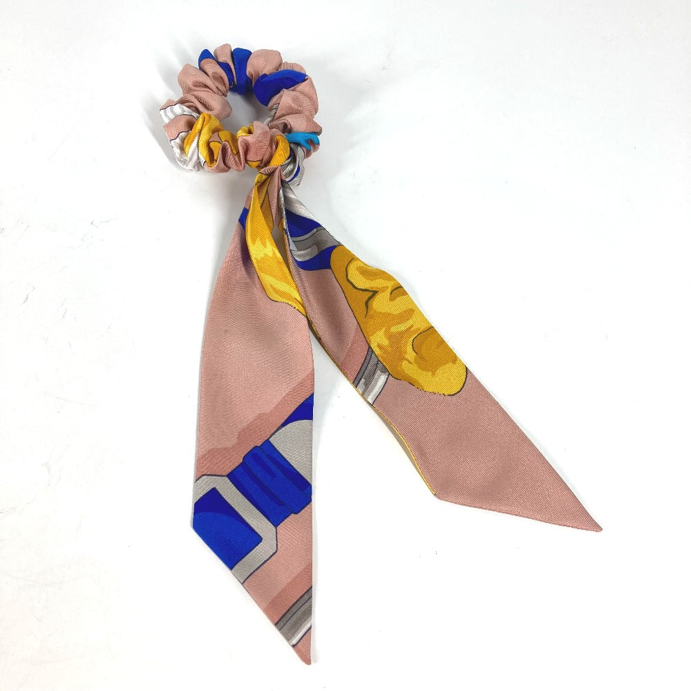 HERMES hair accessory silk multicolor Scrunchie Bella Women Used