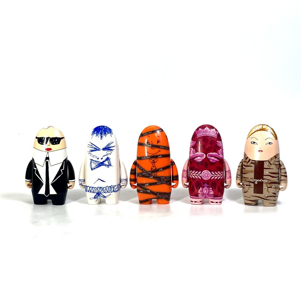 HERMES object plastic multicolor 5 body set figure Visionaire VISIONAIRE 45 MORE TOYS