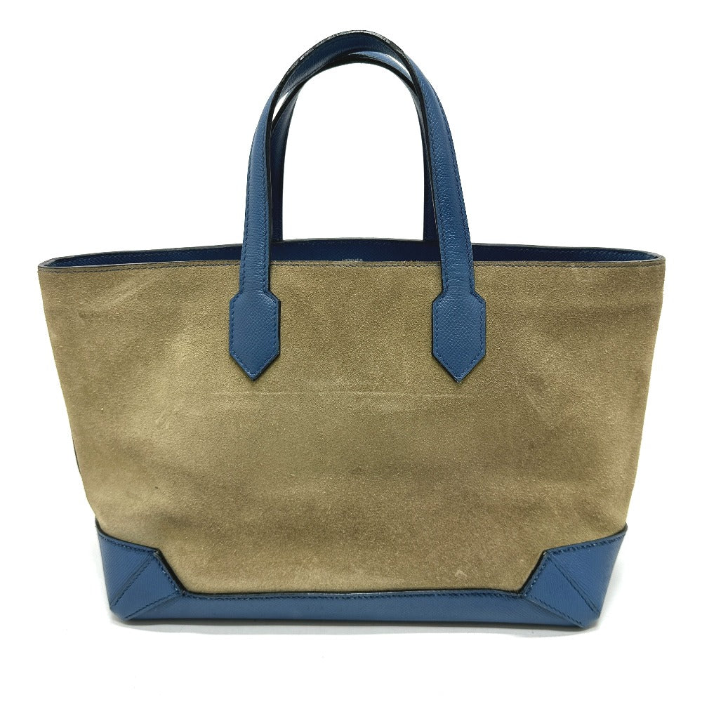 HERMES Tote Bag Epsom, Grizzly blue Maxi box cover 30 Women Used
