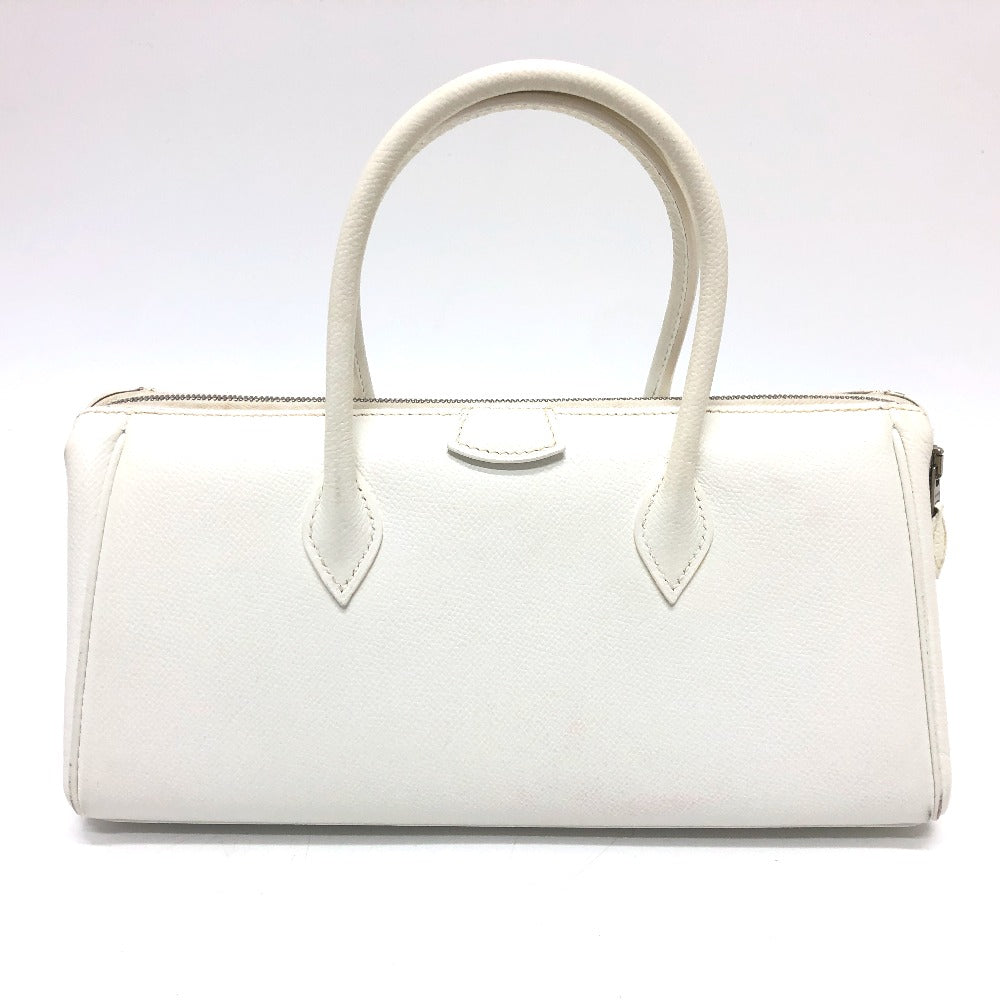 HERMES Handbag Epsom white Pararibbe Bay 27 Women Used