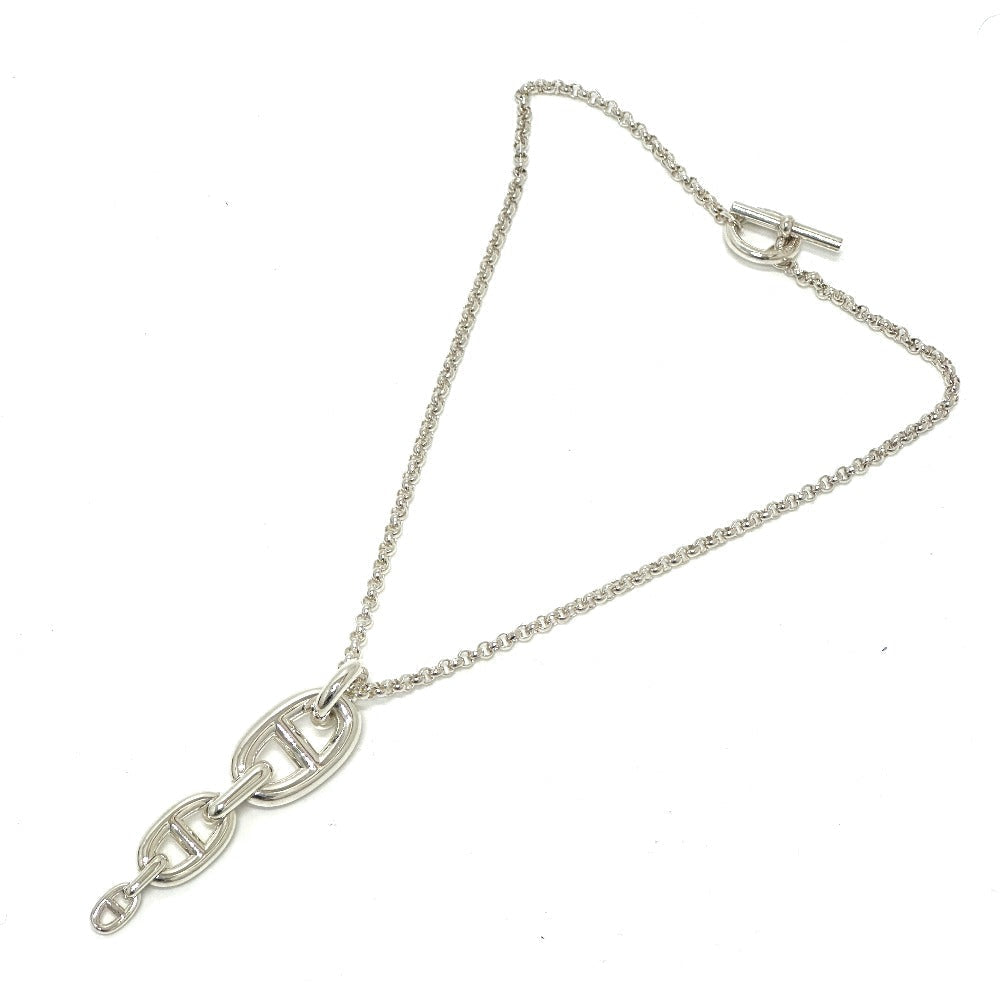 HERMES Necklace SV925 Silver Ungenerous Women Used