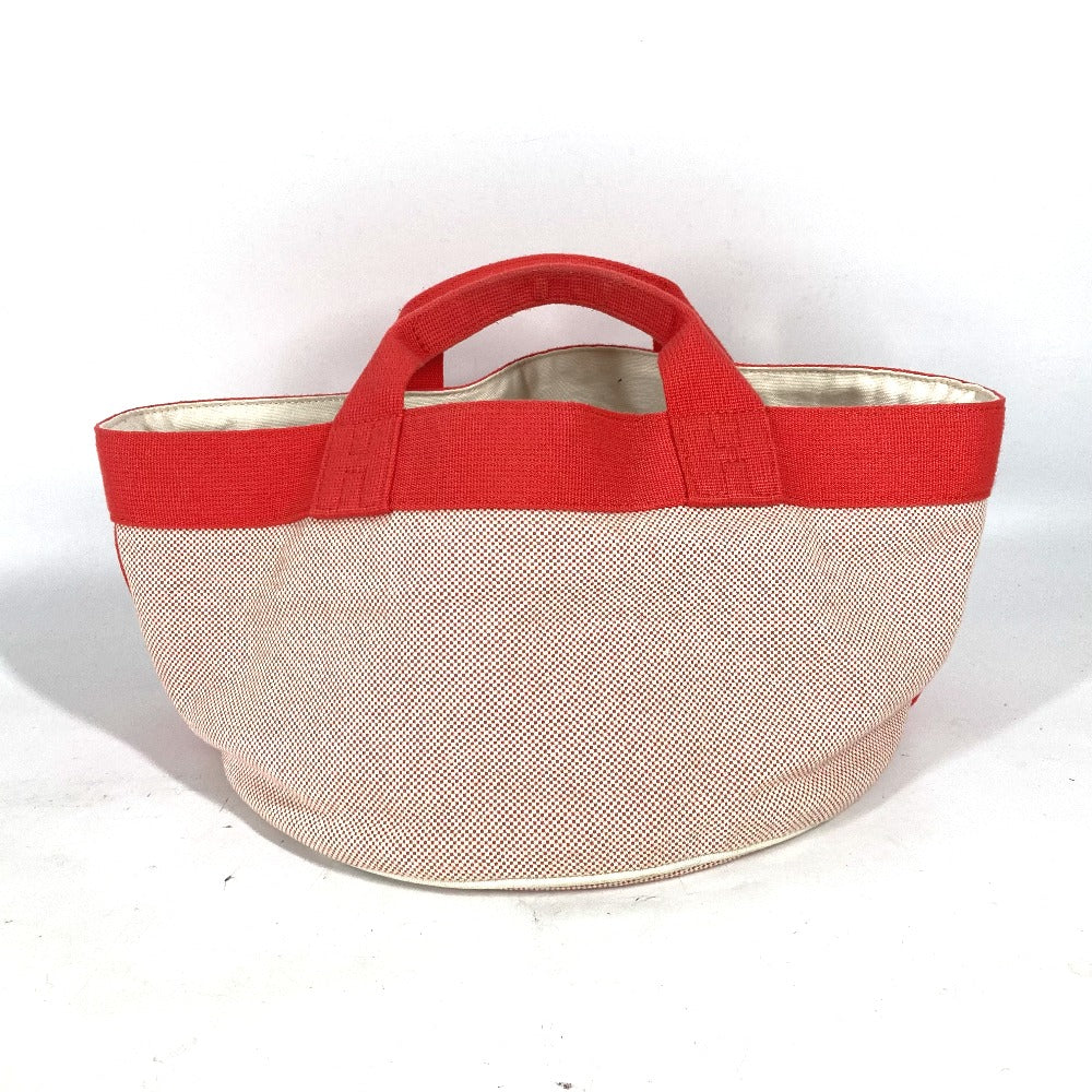 HERMES Handbag canvas pink Baby Line BABY Baby Carolama GM