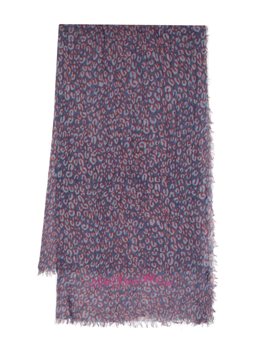 LOUIS VUITTON Cheetah Print Scarf