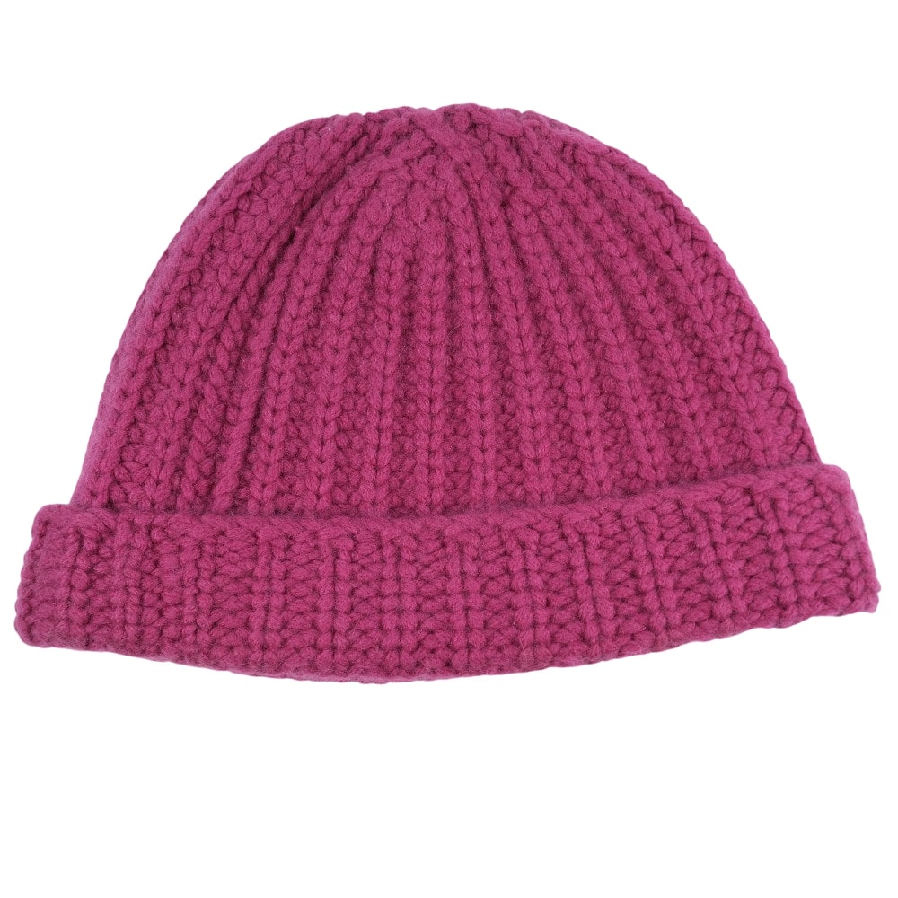 HERMES Knit cap wool pink Women(Unisex) Used