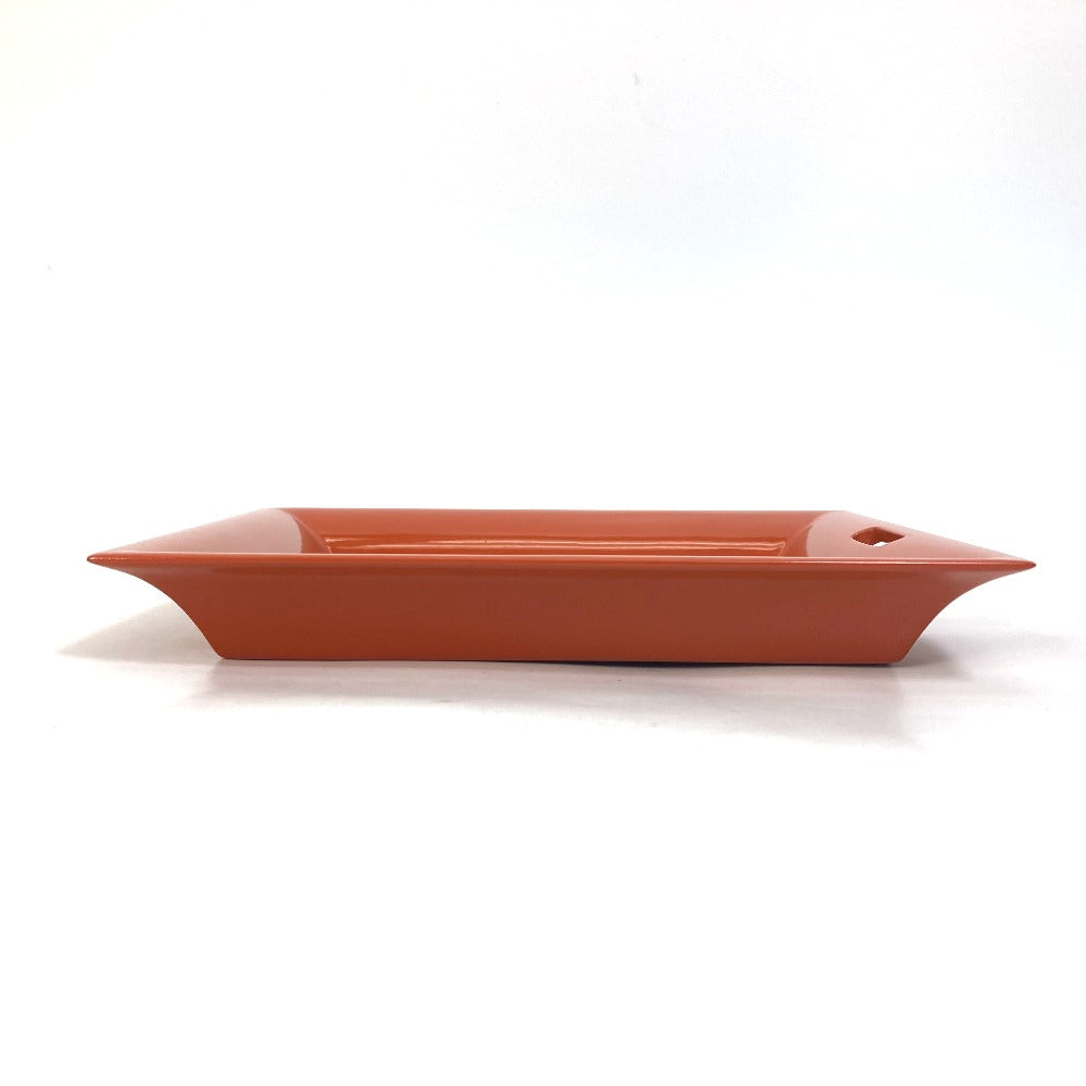 HERMES hair accessory lacquer Orange tray Vidposh tray Women Used