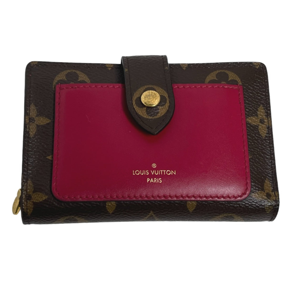 LOUIS VUITTON Bifold Wallet M69433 Monogram canvas Fuchsia Bifold Wallet Monogram Portefeuille Juliet Women Used