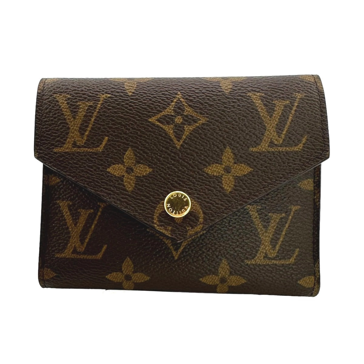 LOUIS VUITTON Coin case M41938 Monogram canvas Fuchsia Coin purse with Card Case Monogram Portefeuille Victorine Women Used
