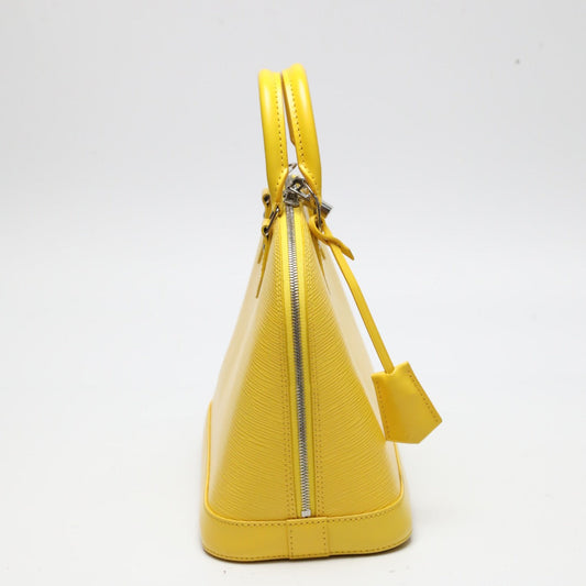 LOUIS VUITTON Handbag M40619 Epi Leather citron Epi Alma