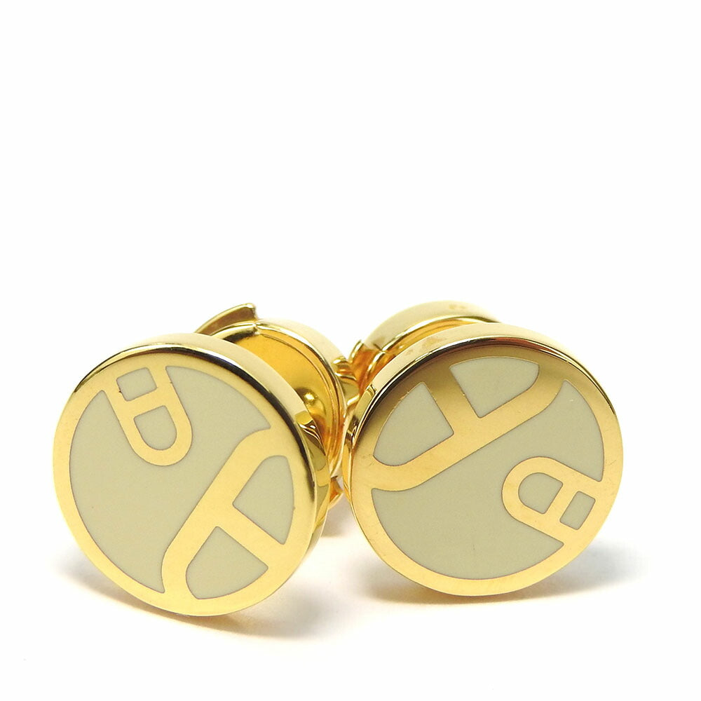 HERMES Pierce metal gold Chene Dunkle
