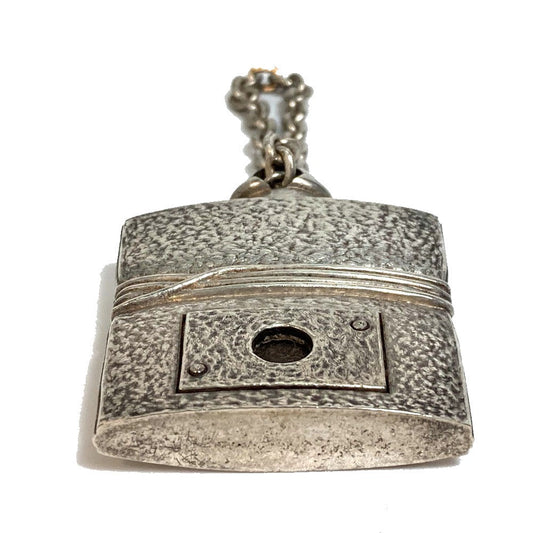 HERMES Bag charm Stainless Steel Silver Accessory Rocabal unisex(Unisex) Used