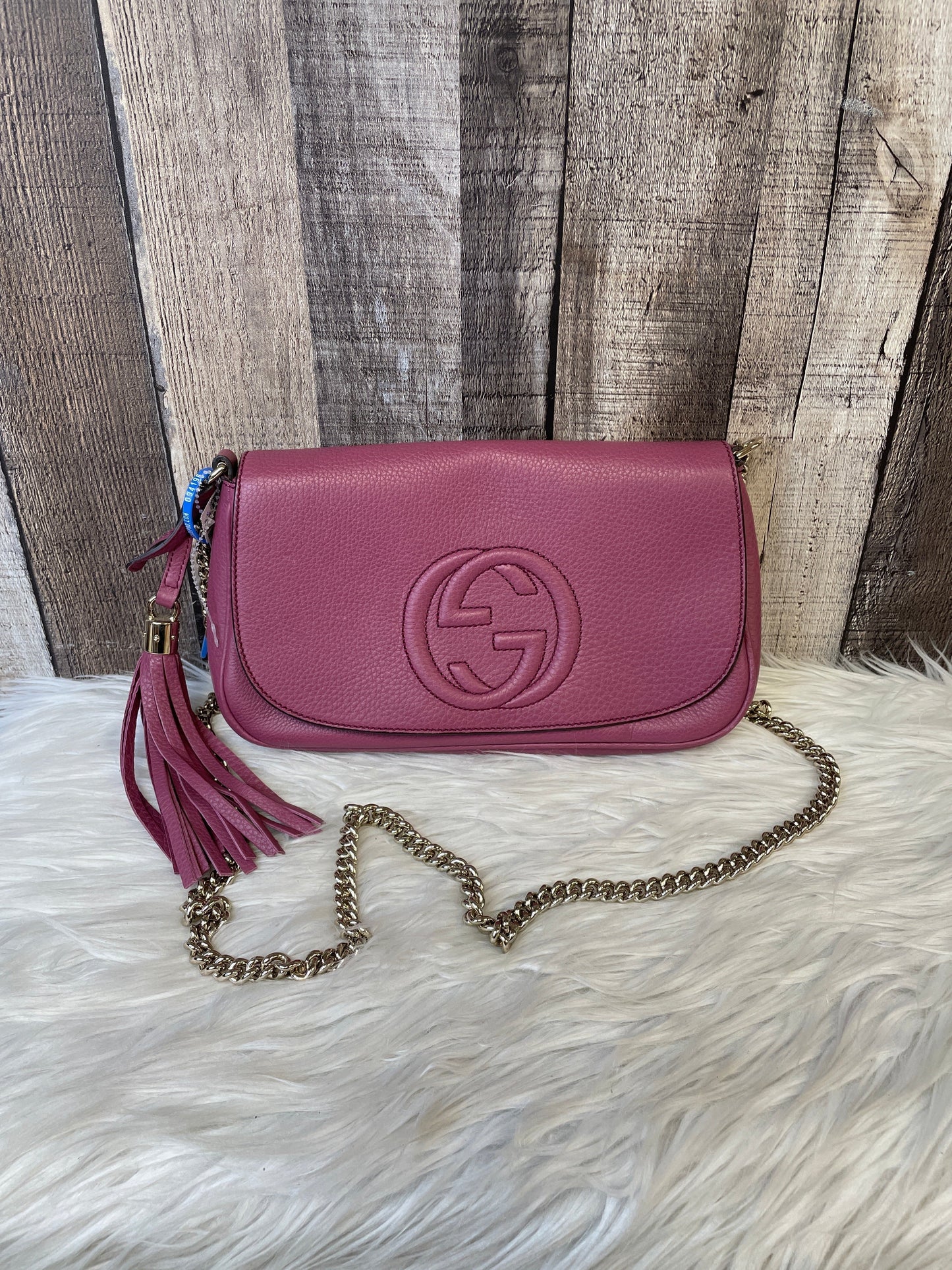 Crossbody Luxury Designer By Gucci Size: Medium