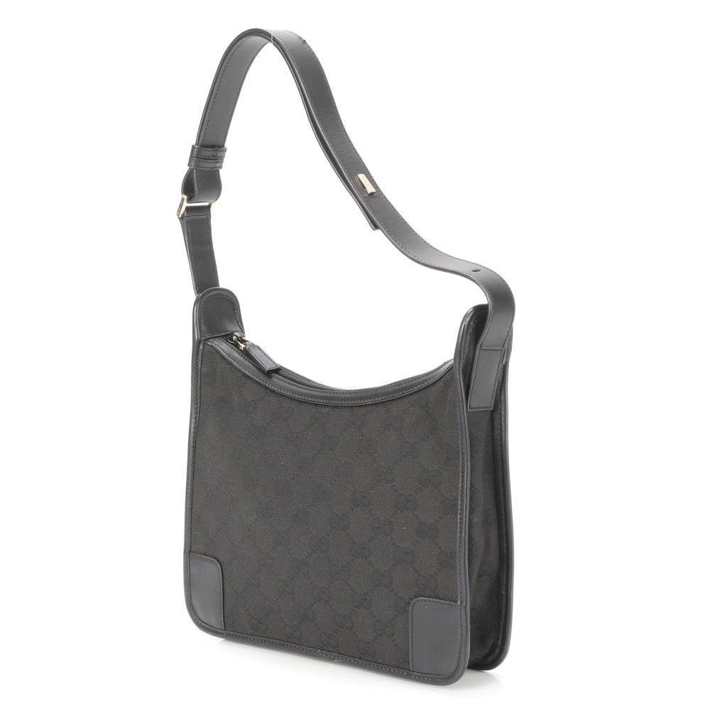 GUCCI Shoulder Bag 001 4206 GG canvas black Sling bag GG canvas