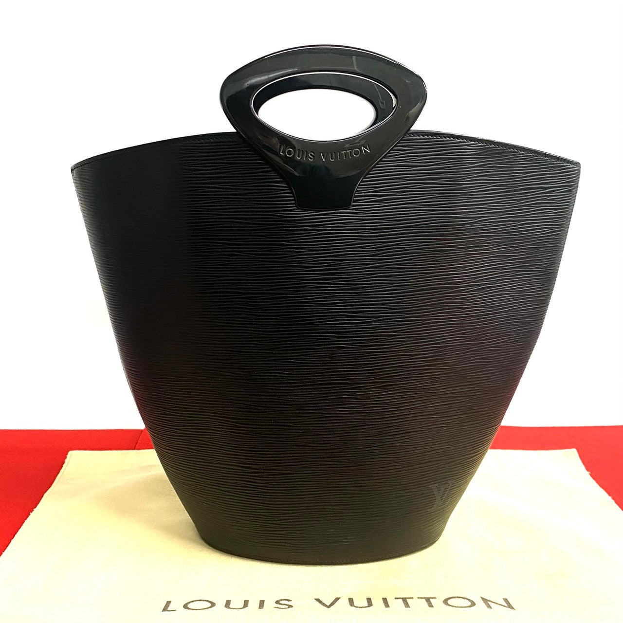 LOUIS VUITTON Handbag leather black Epi Noctumble Women Used