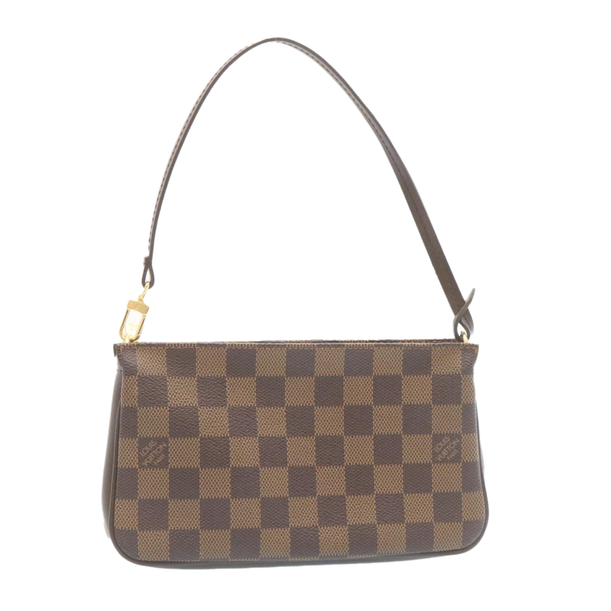 LOUIS VUITTON Damier Ebene Navona Accessory Pouch N51983 LV Auth 27452A