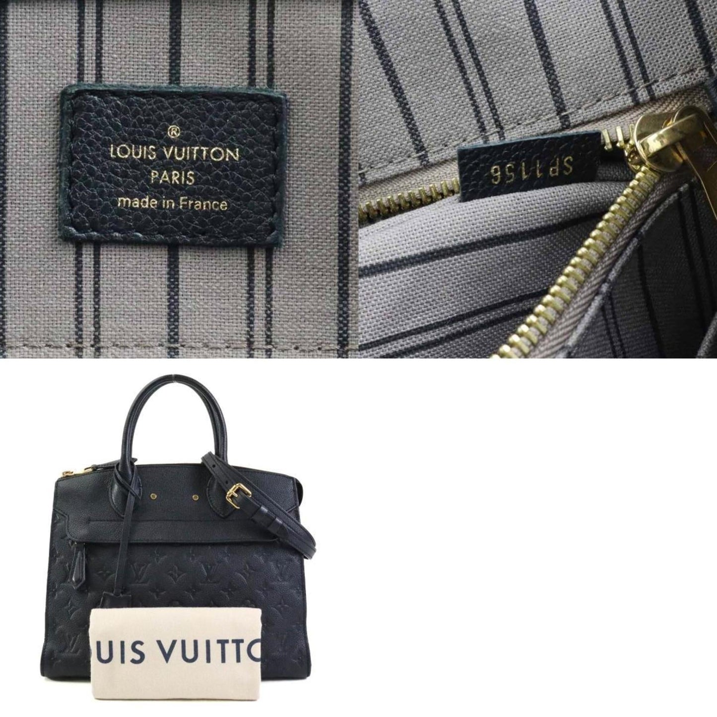 Louis Vuitton Monogram Monogram Empreinte Handbag Shoulder Bag