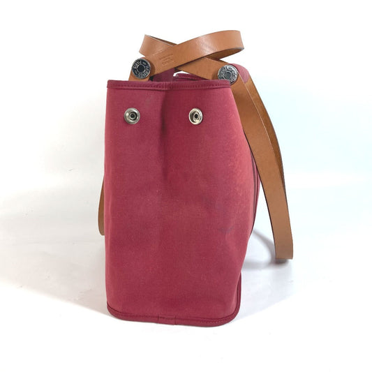 HERMES Tote Bag canvas Red Kavac Elan PM Women Used
