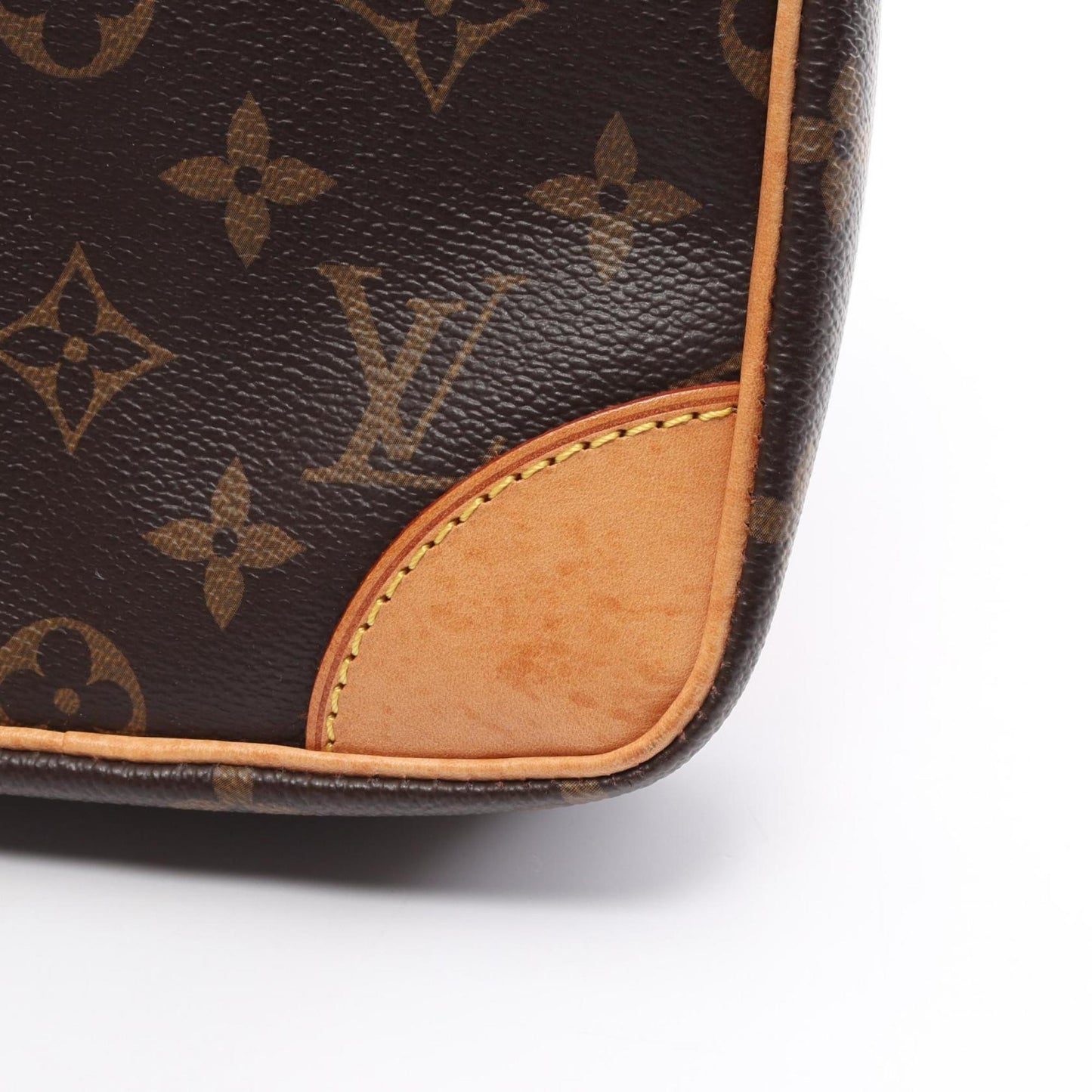 Louis Vuitton Coated Canvas Monogram Pvc Leather Shoulder Bag