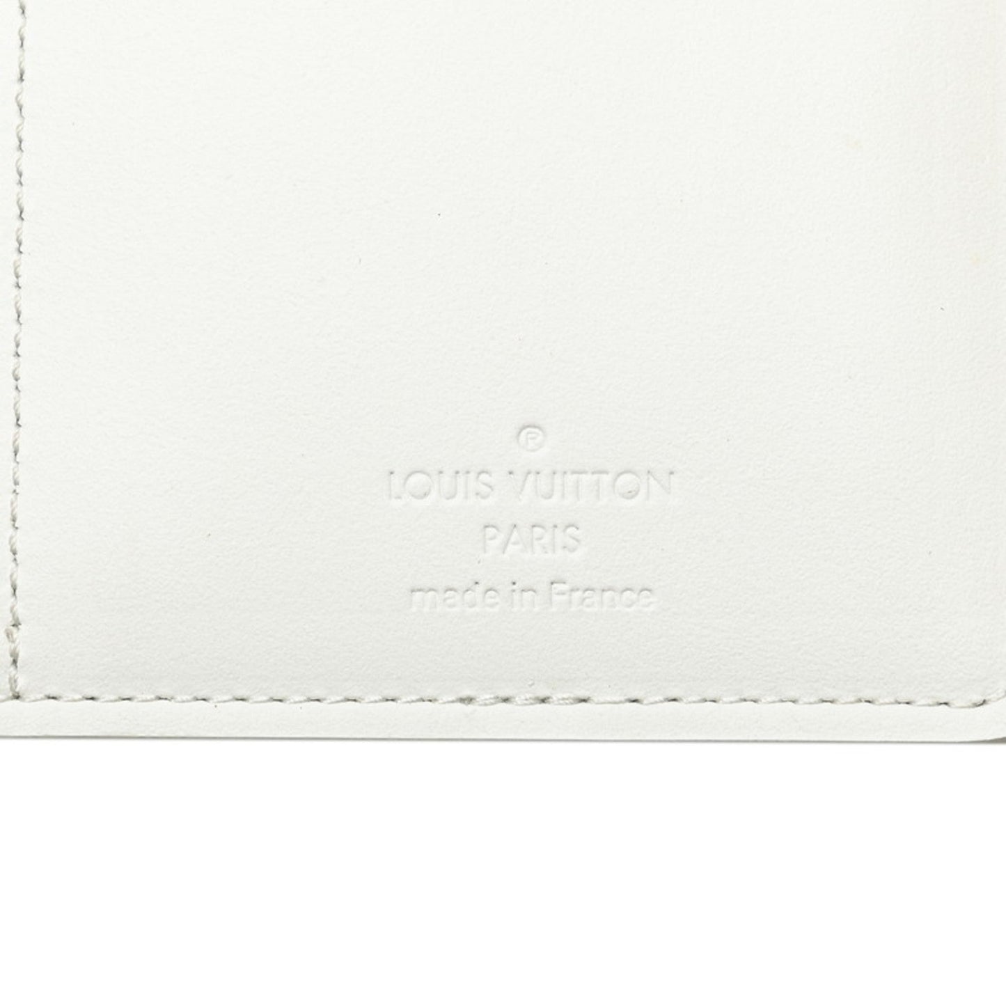 Louis Vuitton Leather Long Wallet (Bi-Fold)