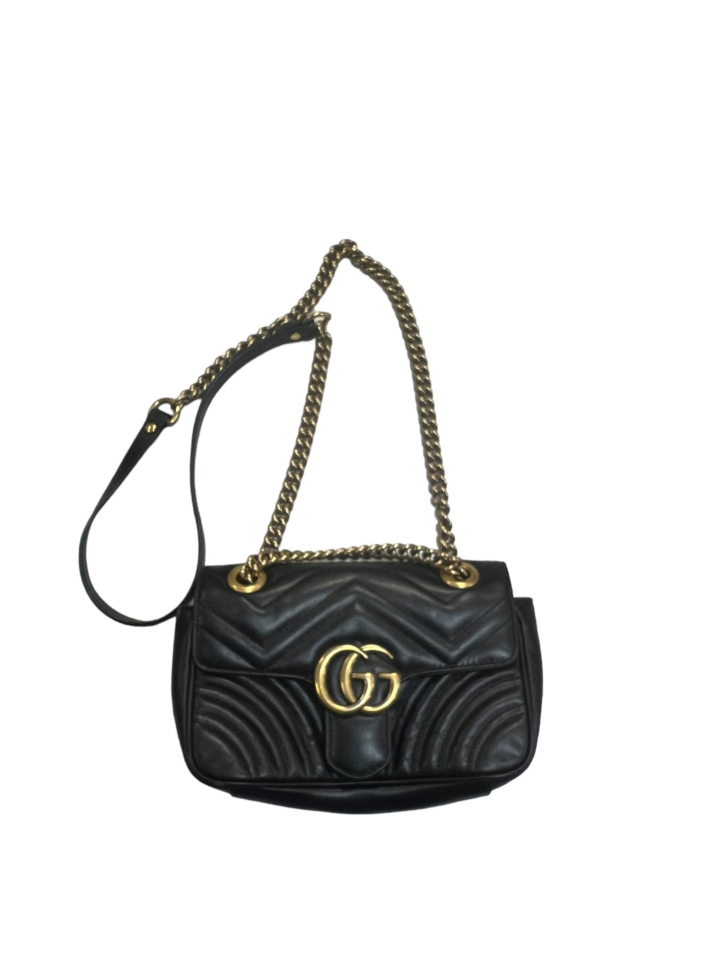 Crossbody Luxury Designer By Gucci Size: Medium