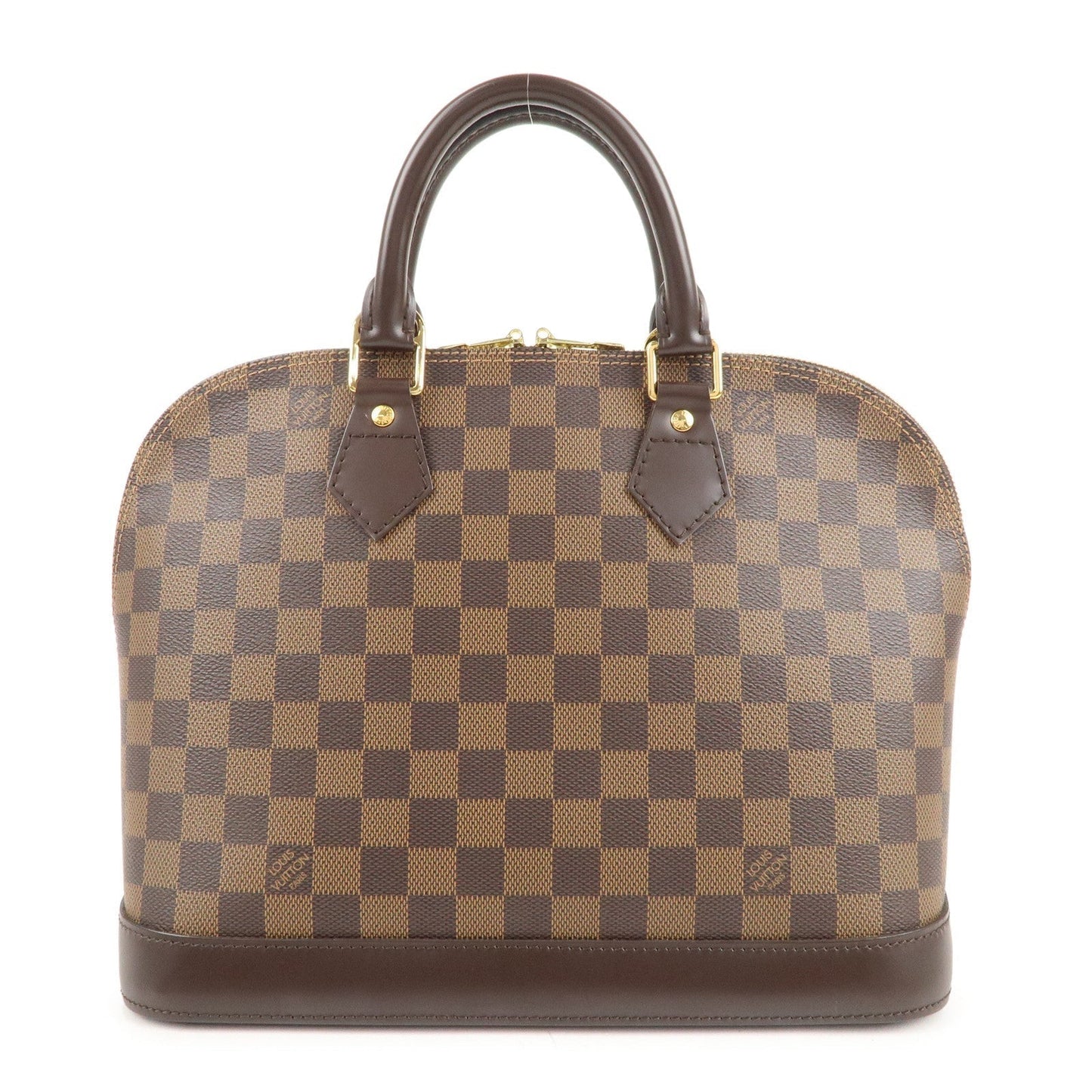 Louis Vuitton Damier Alma Hand Bag Brown N51131
