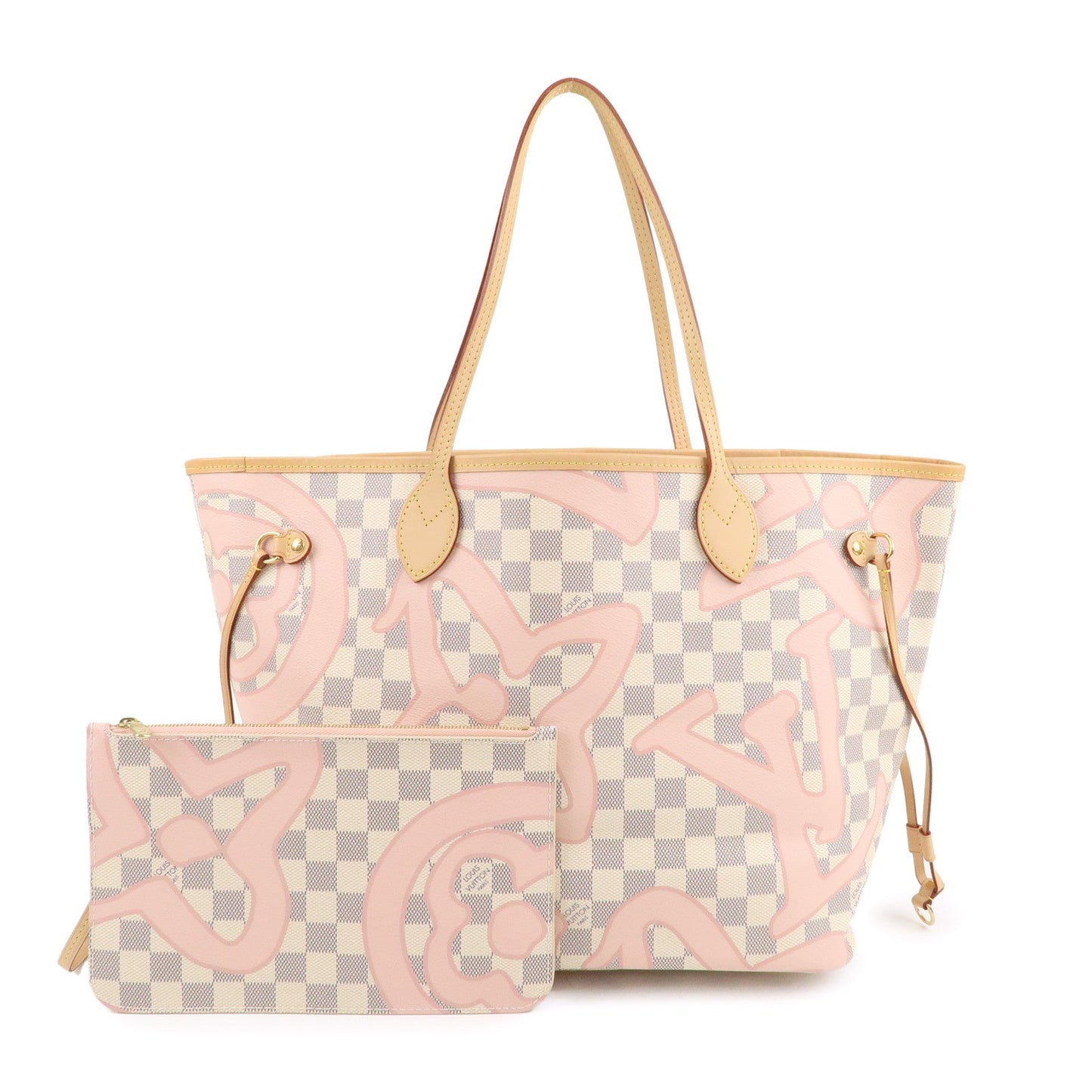 Louis Vuitton Damier Azur Tahiti Neverfull MM Tote Bag N41050