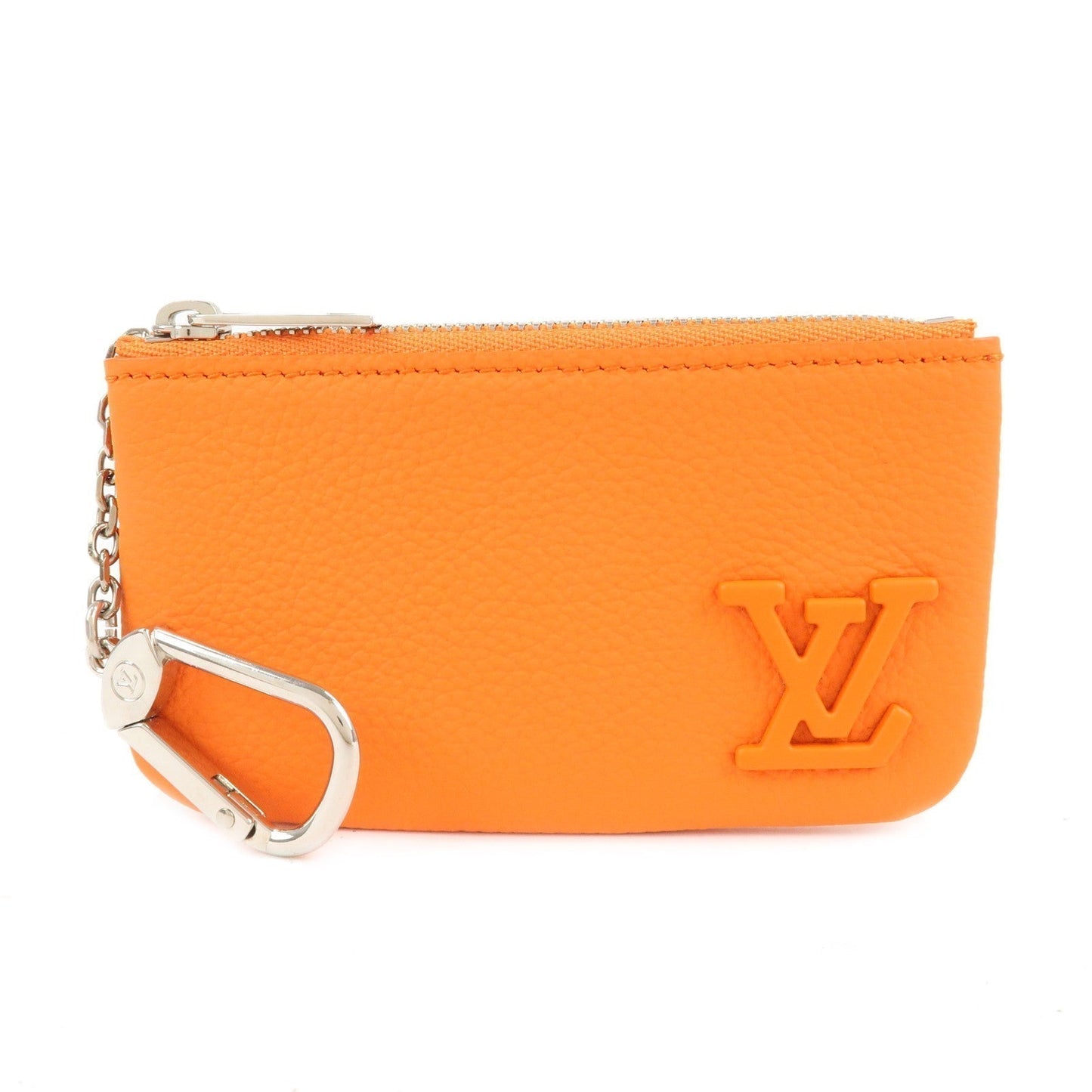 Louis Vuitton Aerogram Pochette Cles Coin Case Orange