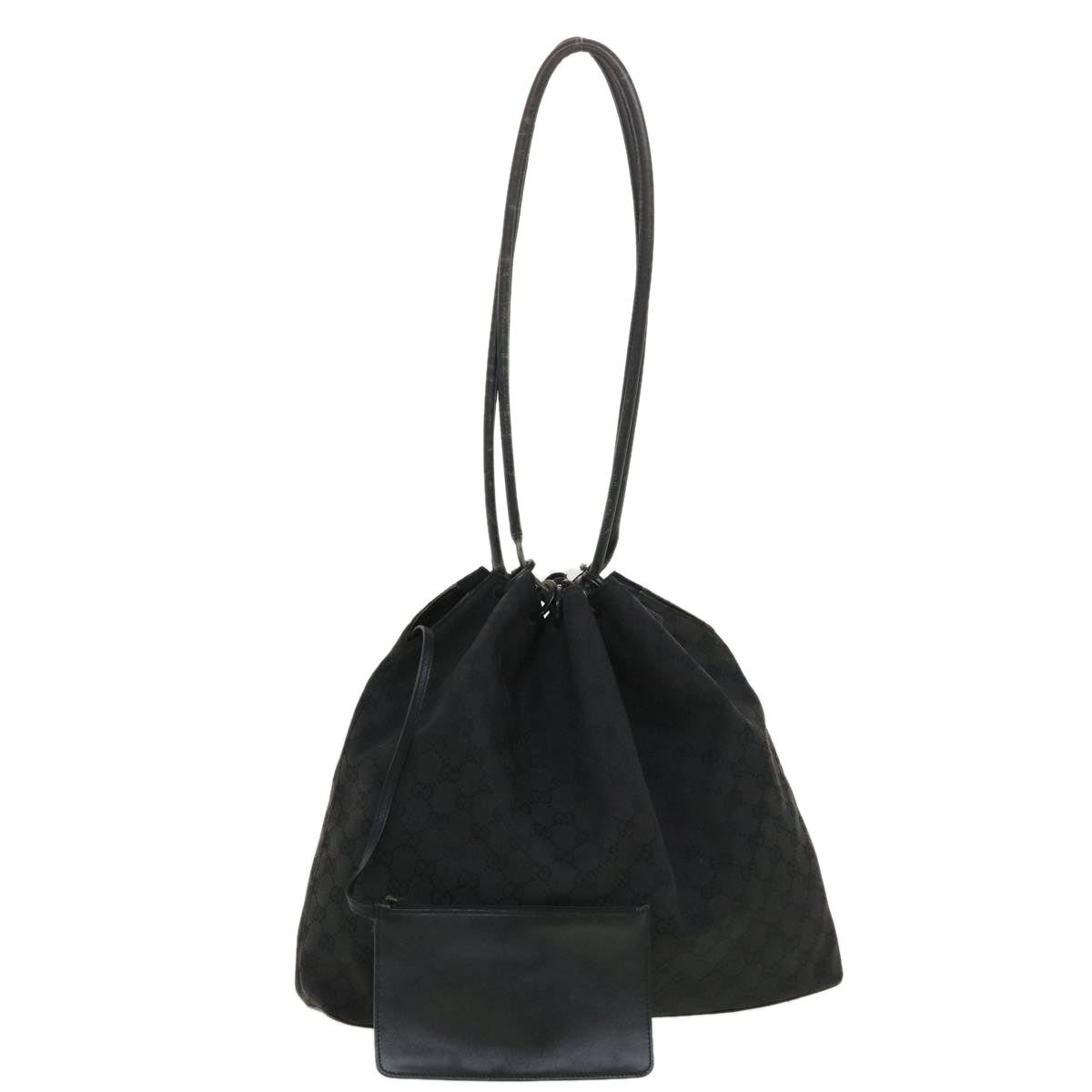 GUCCI GG Canvas Shoulder Bag Black 90640 002404 39133